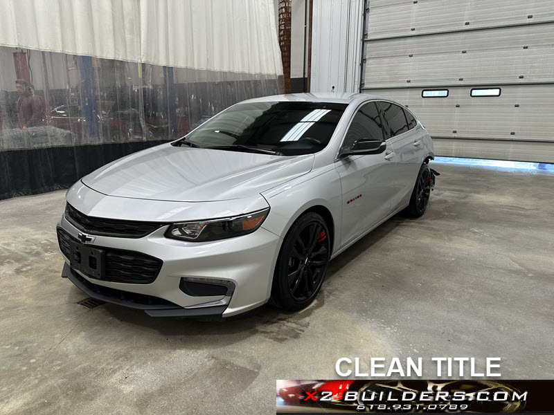 Salvage 2018 Chevrolet Malibu LT CLEAN TITLE | X2 BUILDERS